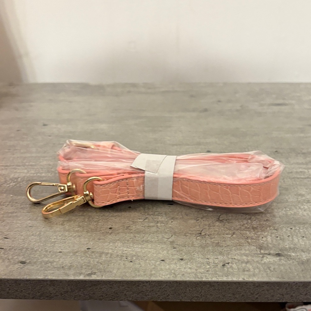 bebe Pink Mini Bag with Gold Accents - Picture 4 of 5